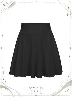 Women's Pleated Skort with Pocket Shorts Stretchy Nylon Spandex Tennis Skirt